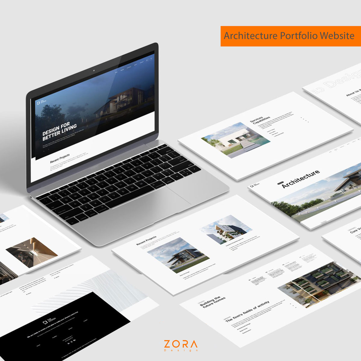 Architecture-Portfolio-Website-Zora-design