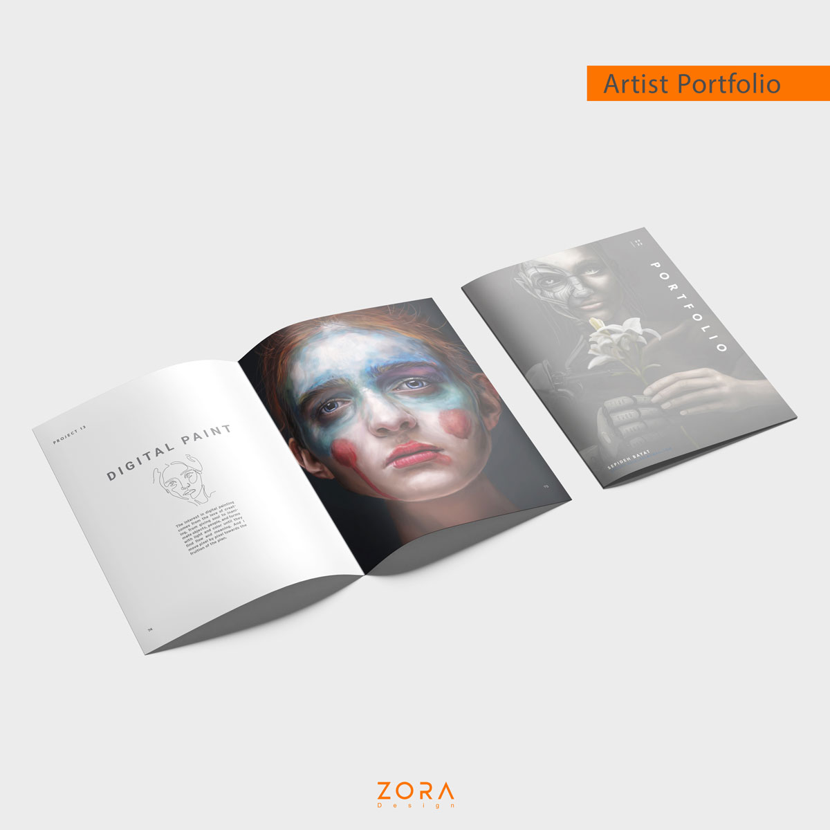 Artist-Portfolio-Zora-Design
