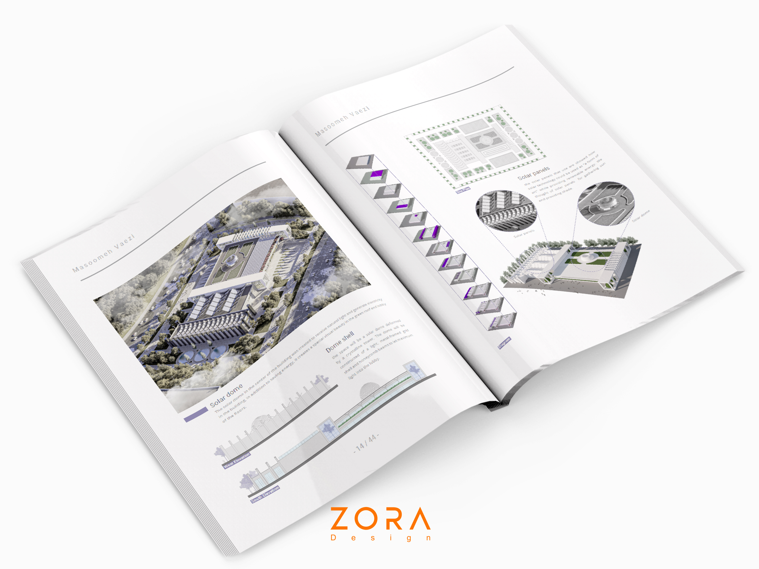 Professional Portfolio , Zora Design