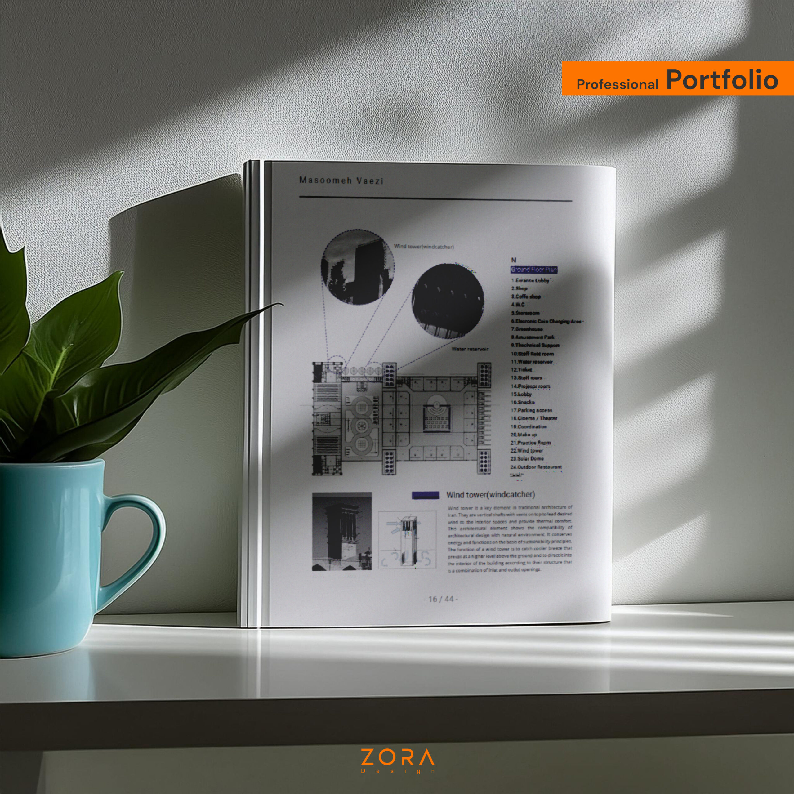 Professional Portfolio , Zora Design